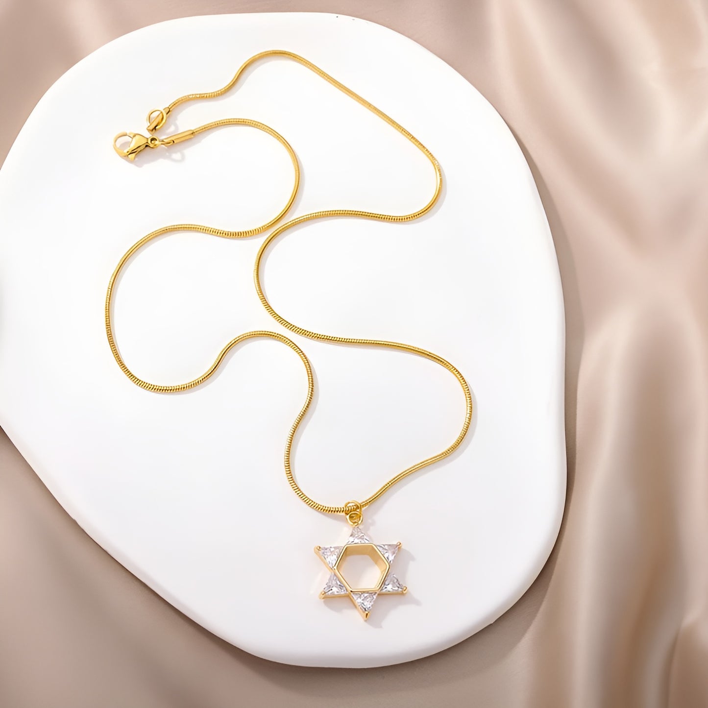 Star Of David Jewel Pendant