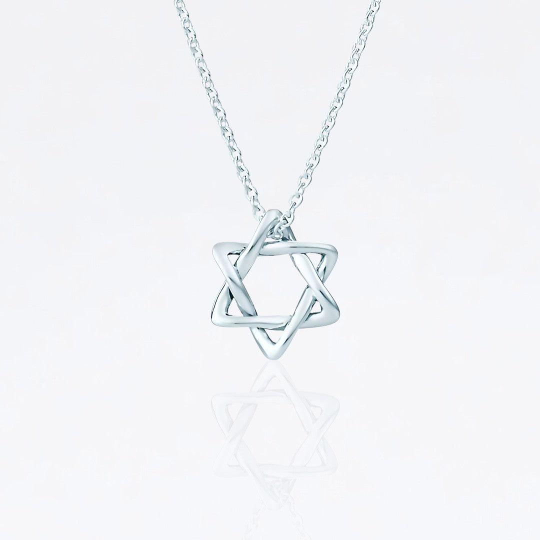 Star Of David Pendant Curved