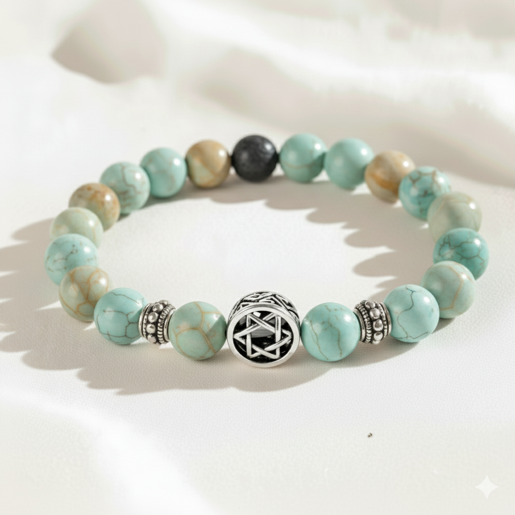 Star Of David Element Bracelet