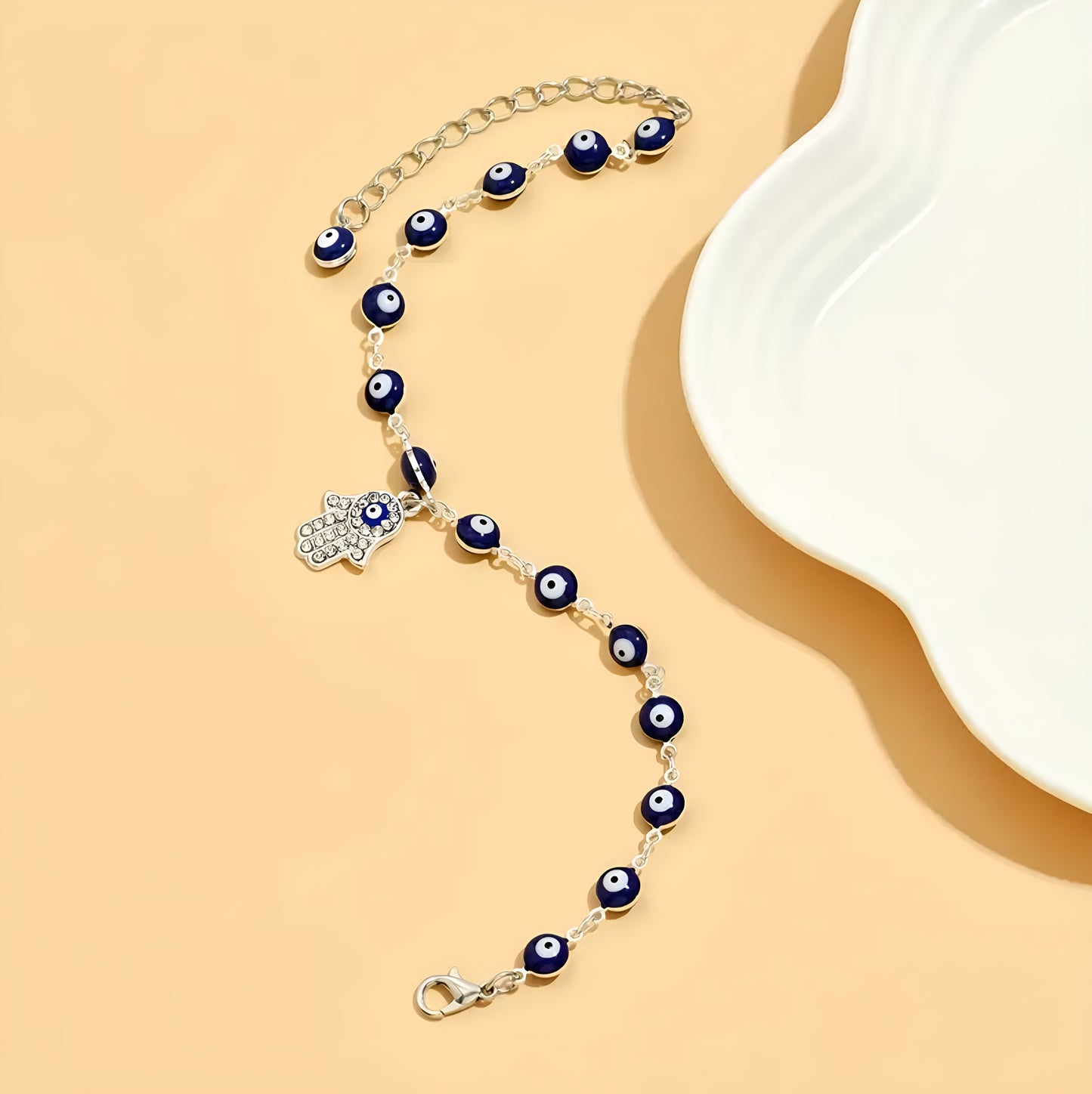 Hamsa Eye Gem Bracelet