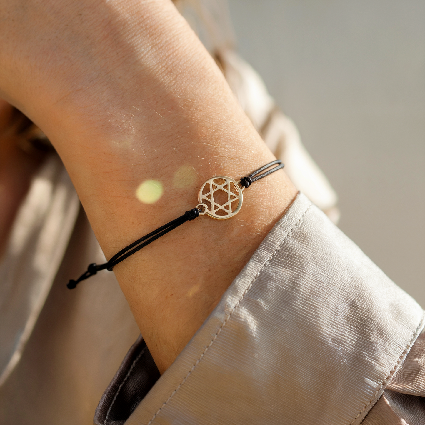Star Of David Woven Bracelet