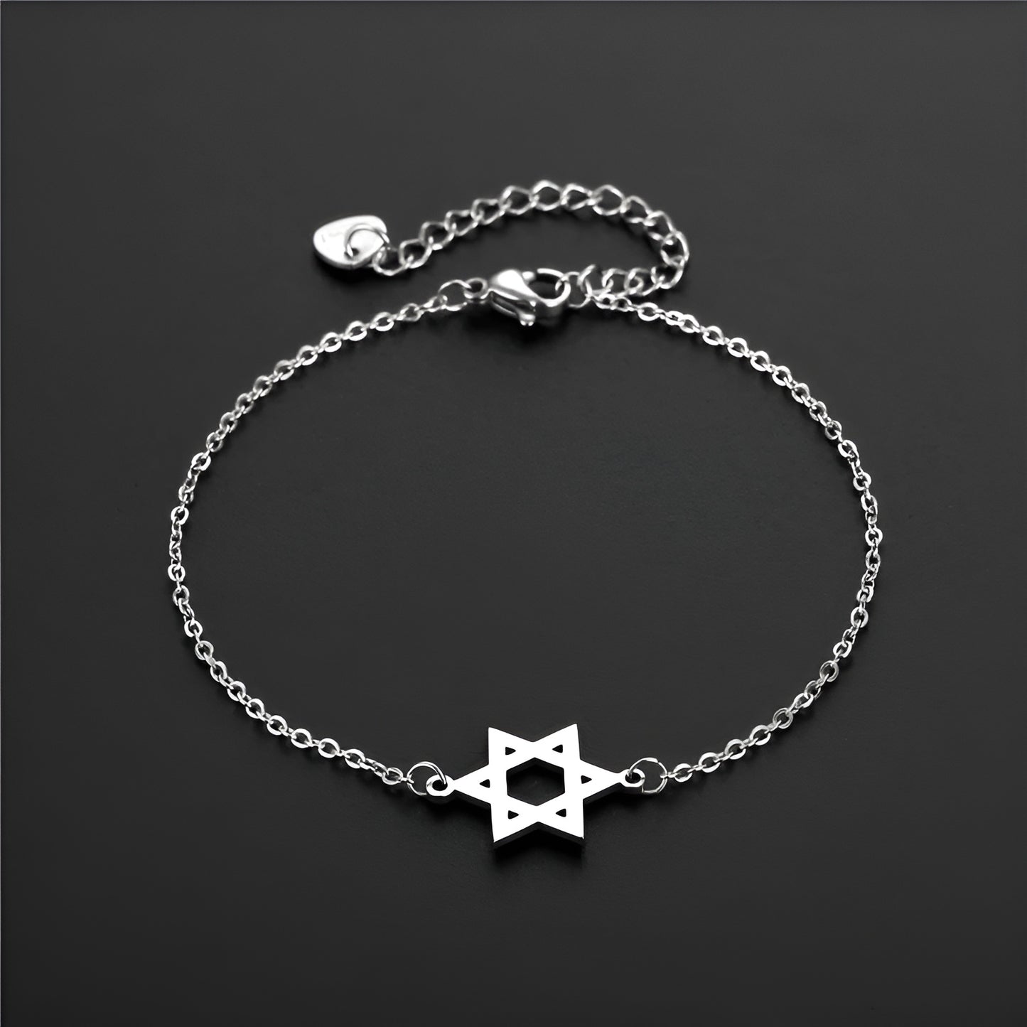 Star of David Chain Bracelet
