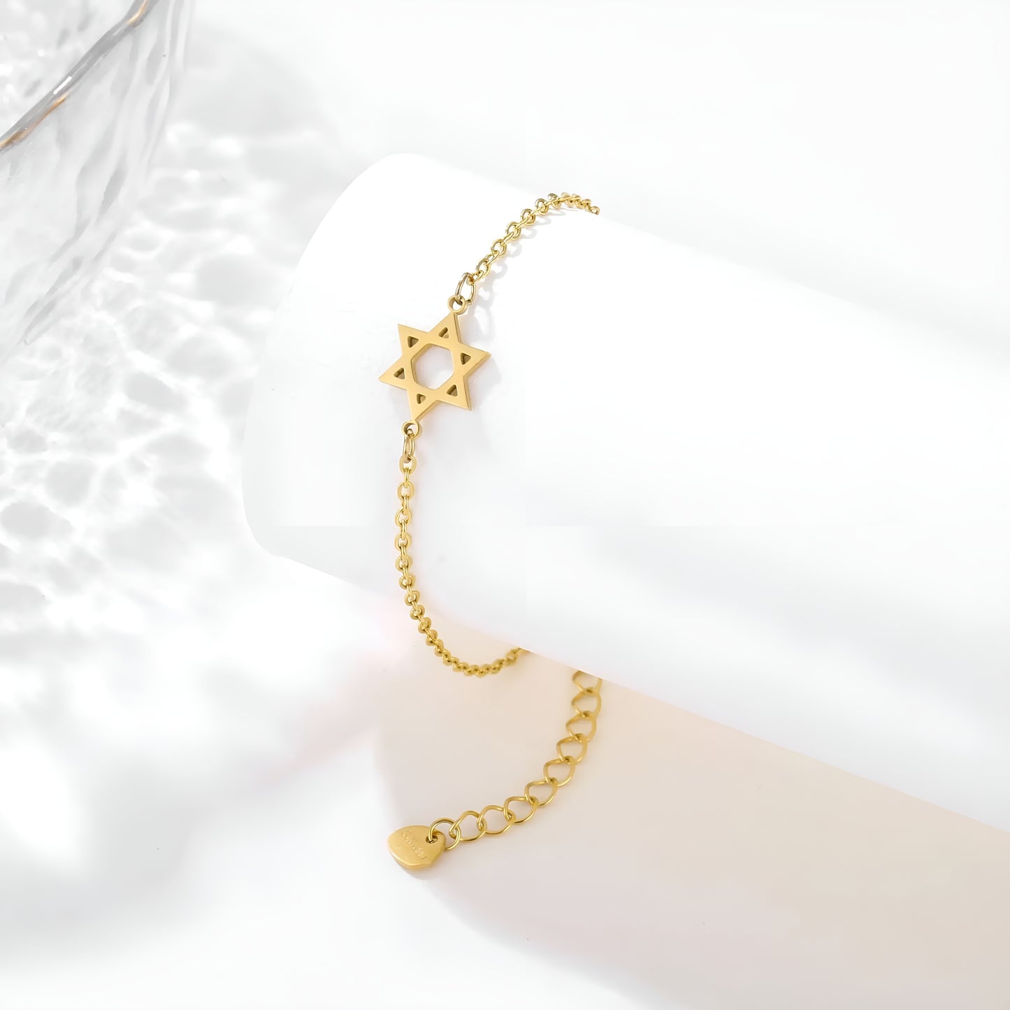 Star of David Chain Bracelet