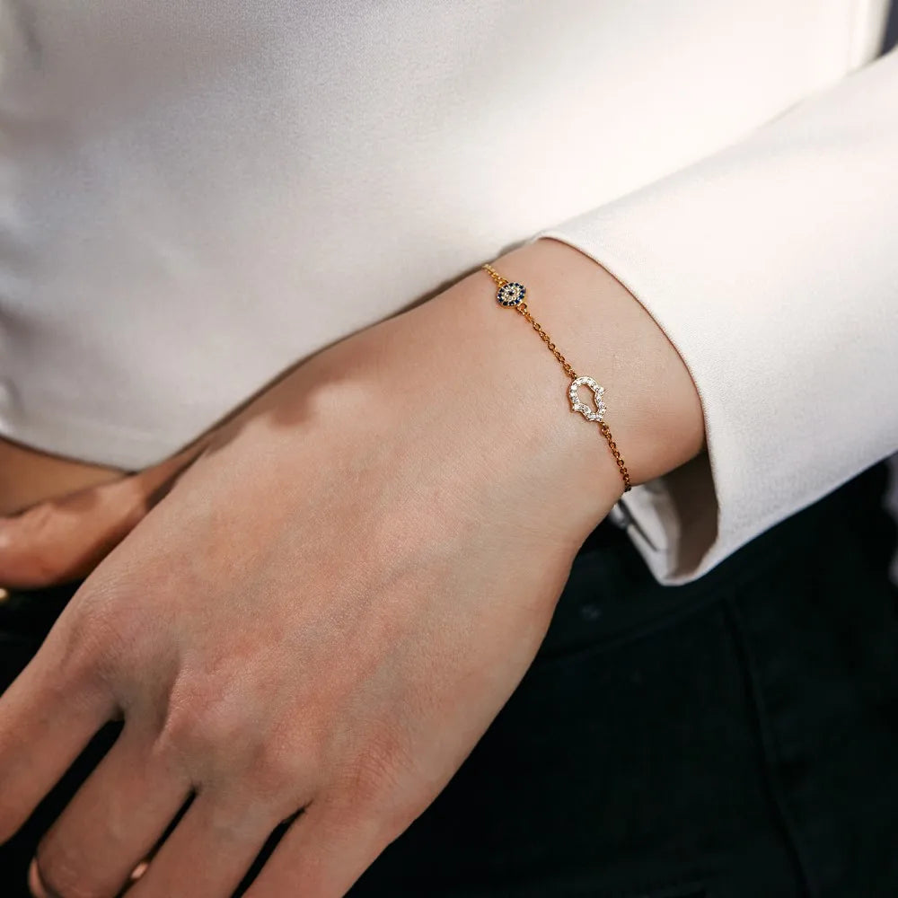 Hamsa Eye Bracelet