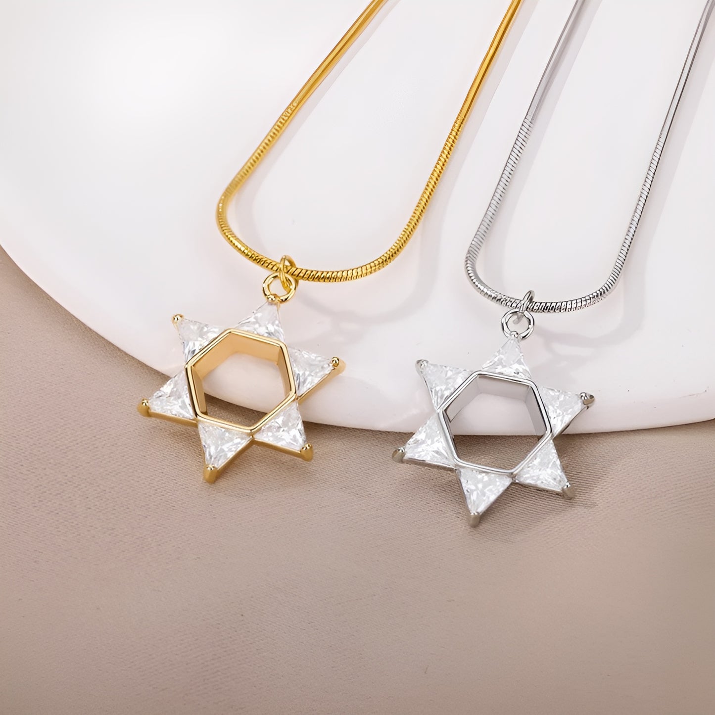 Star Of David Jewel Pendant