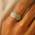 Star Of David Swivel Ring