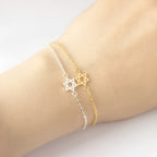 Star of David Chain Bracelet