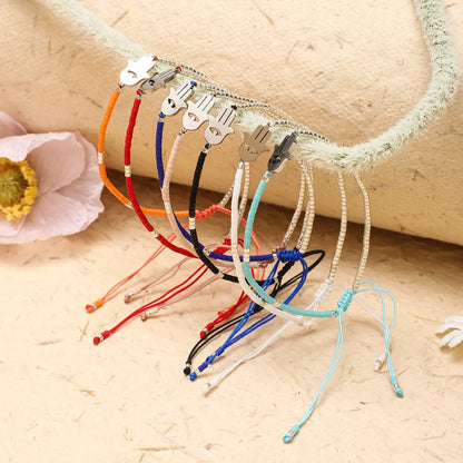 Hamsa Beaded Bracelet