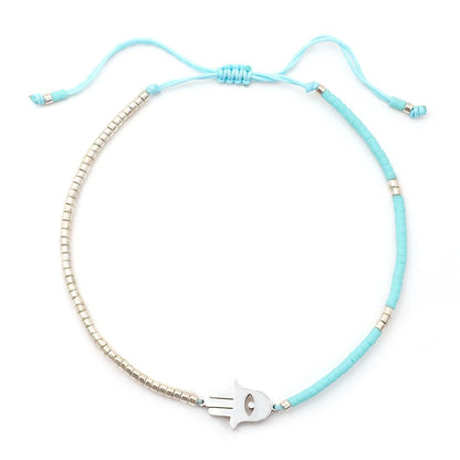 Hamsa Beaded Bracelet
