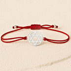 Star Of David Woven Bracelet