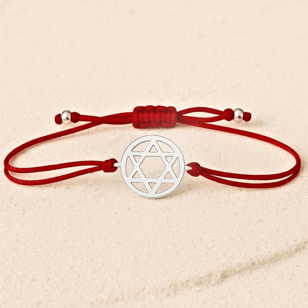 Star Of David Woven Bracelet