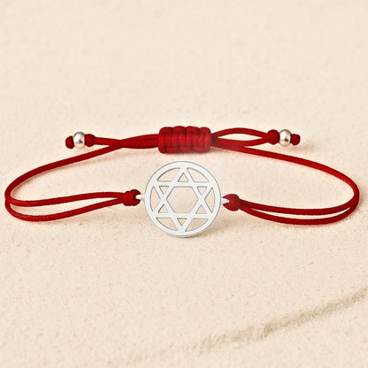Star Of David Woven Bracelet