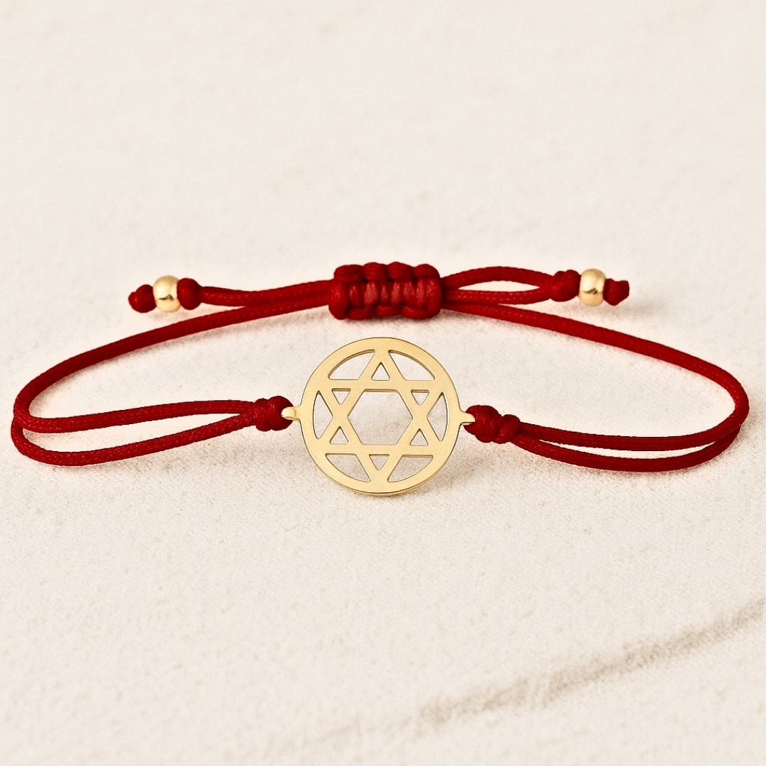 Star Of David Woven Bracelet