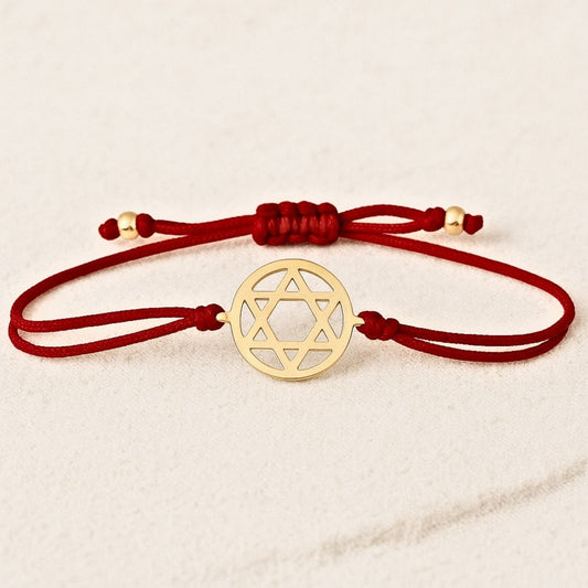 Star Of David Woven Bracelet
