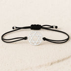 Star Of David Woven Bracelet