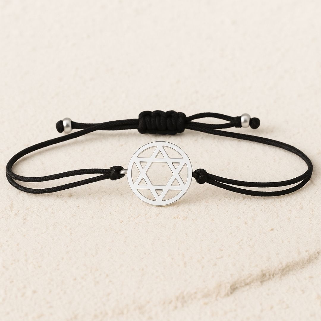 Star Of David Woven Bracelet
