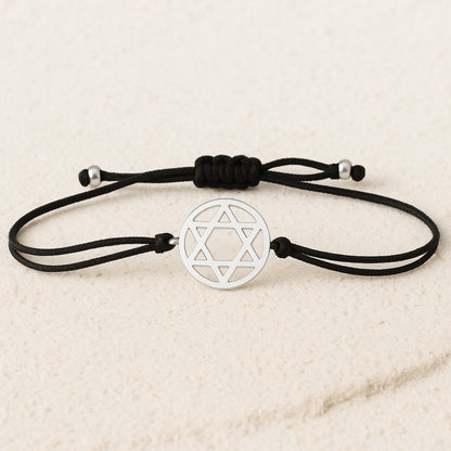 Star Of David Woven Bracelet