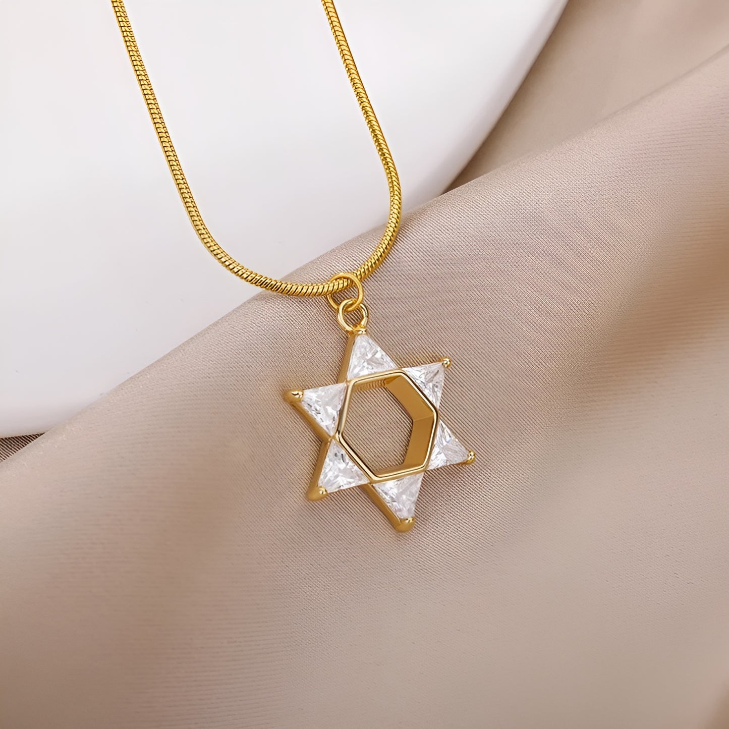 Star Of David Jewel Pendant