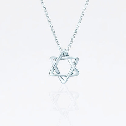 Star Of David Pendant Curved