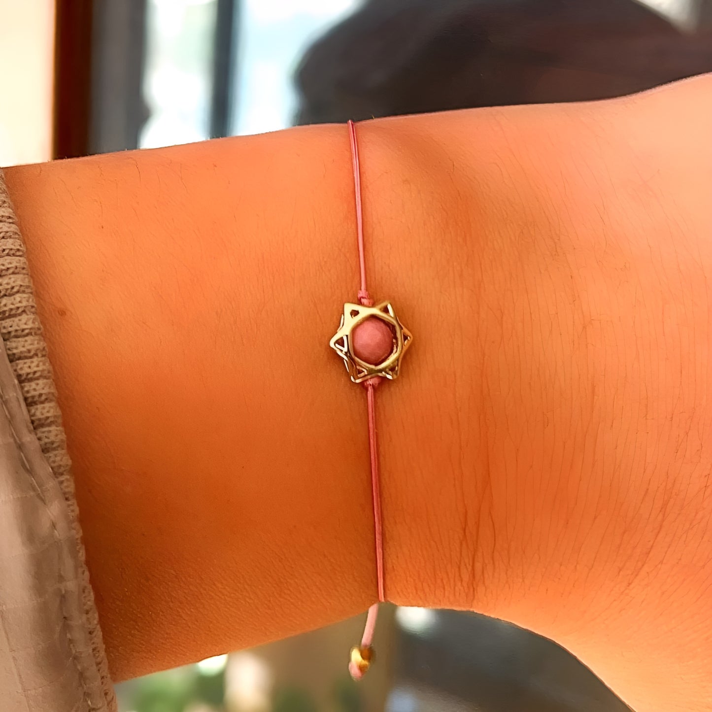 Star Of David Gem Bracelet