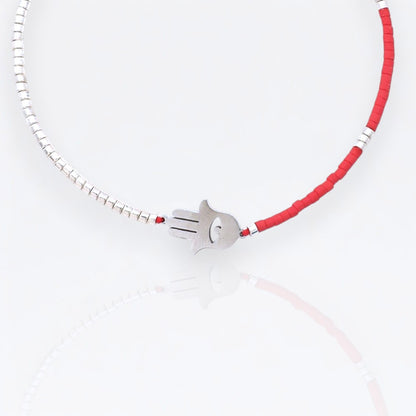 Hamsa Beaded Bracelet