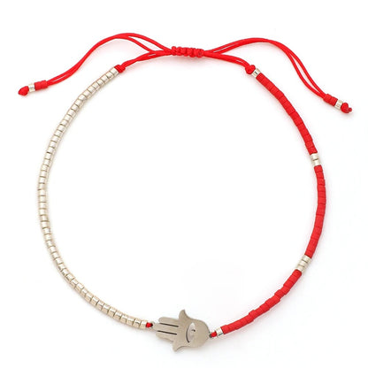 Hamsa Beaded Bracelet