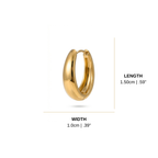 Anava Huggie Earrings