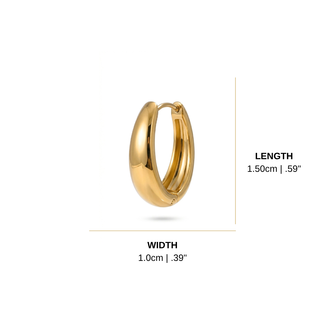Anava Huggie Earrings