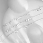 Hebrew Multi Name Necklace