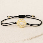 Star Of David Woven Bracelet