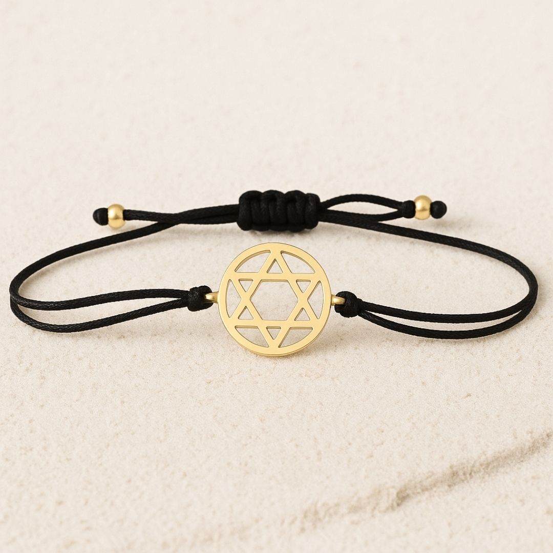 Star Of David Woven Bracelet