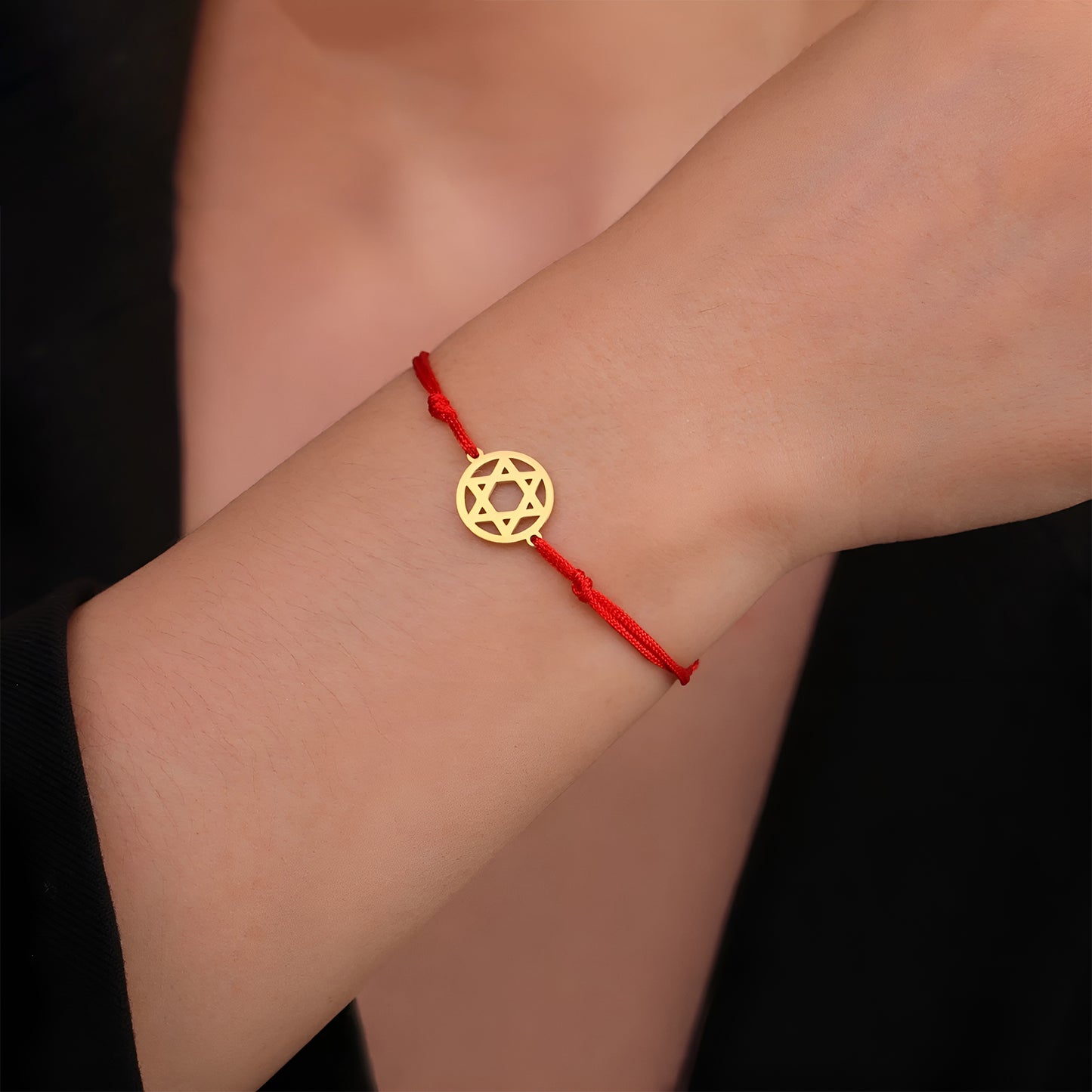Star Of David Woven Bracelet