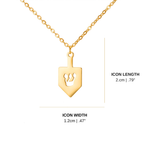 Dreidel Pendant