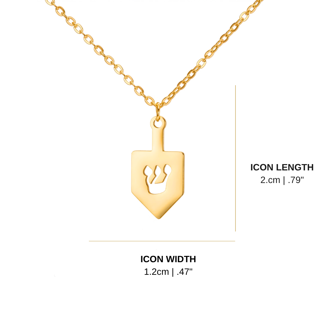 Dreidel Pendant