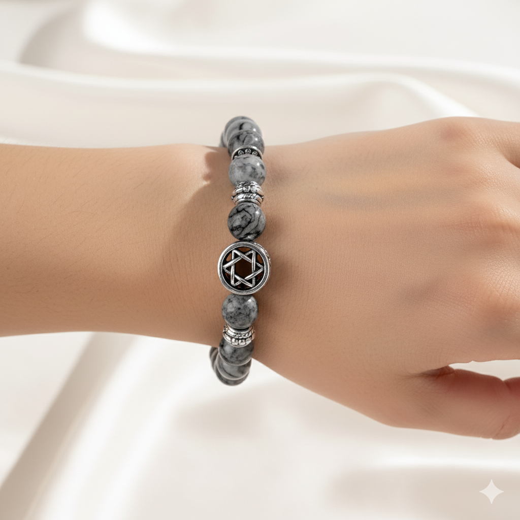 Star Of David Element Bracelet
