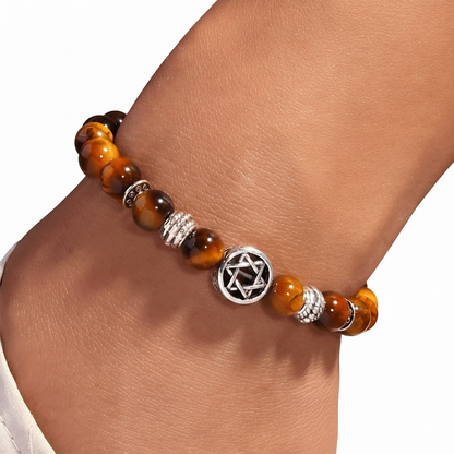Star Of David Element Bracelet
