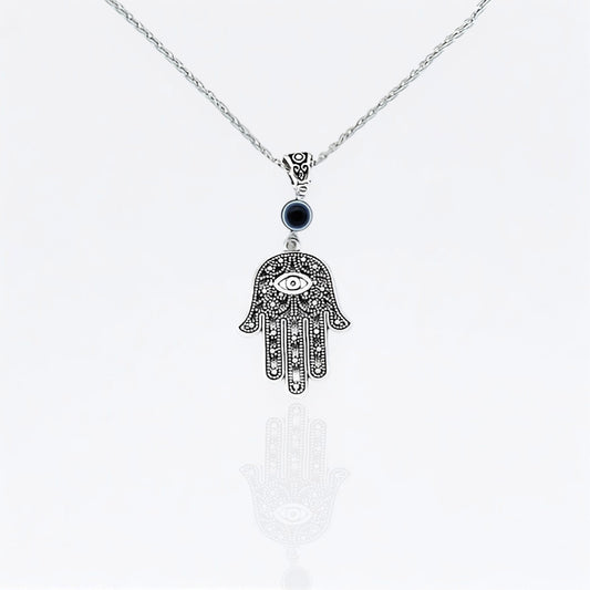 Hamsa Eye Gem Pendant