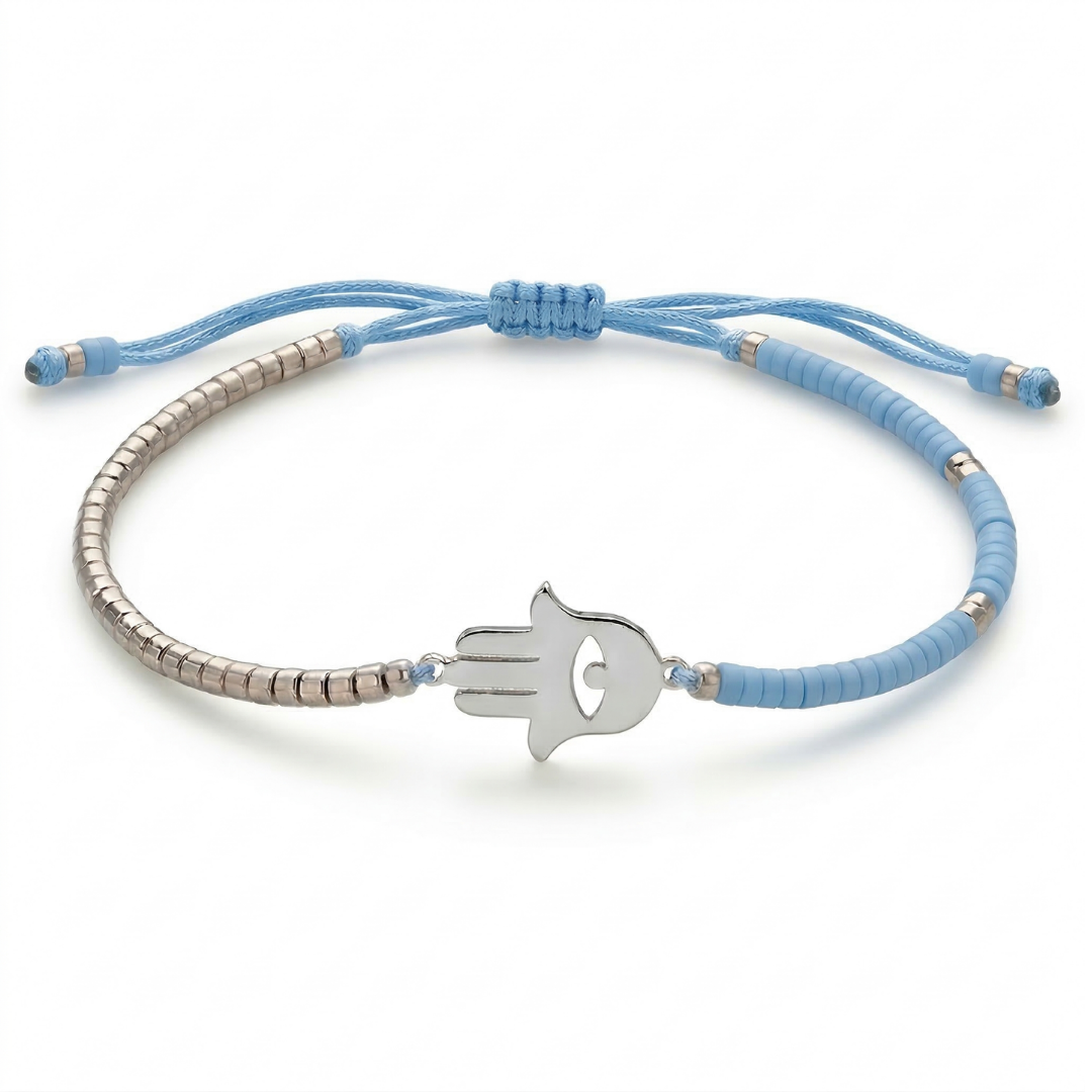 Hamsa Beaded Bracelet
