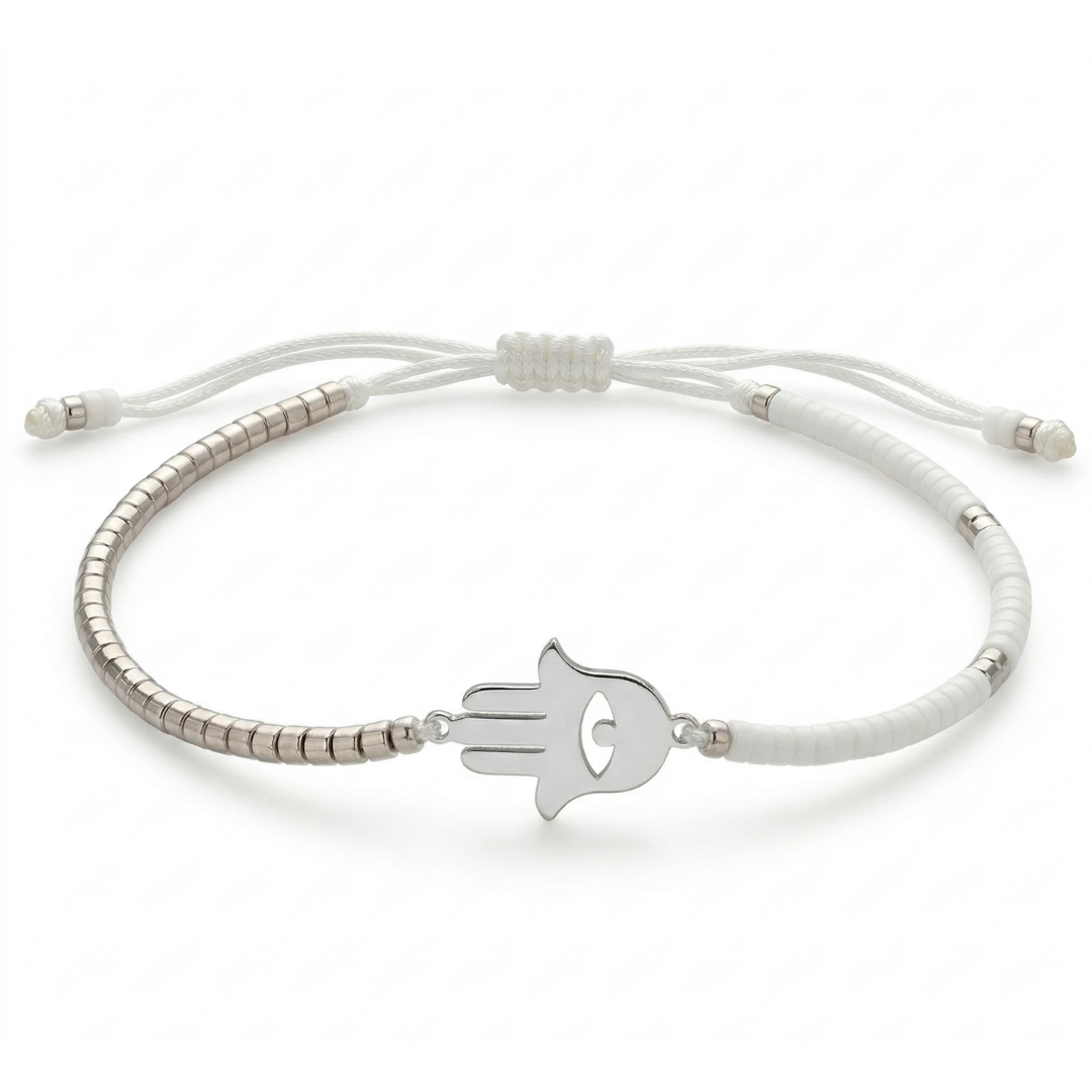 Hamsa Beaded Bracelet