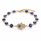 Hamsa Eye Gem Bracelet