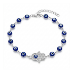 Hamsa Eye Gem Bracelet