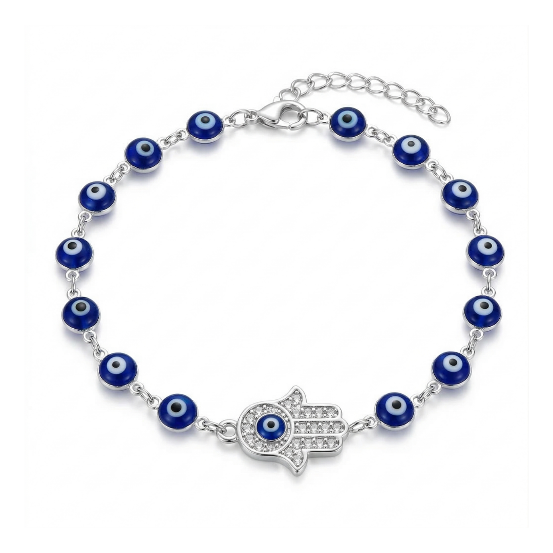 Hamsa Eye Gem Bracelet