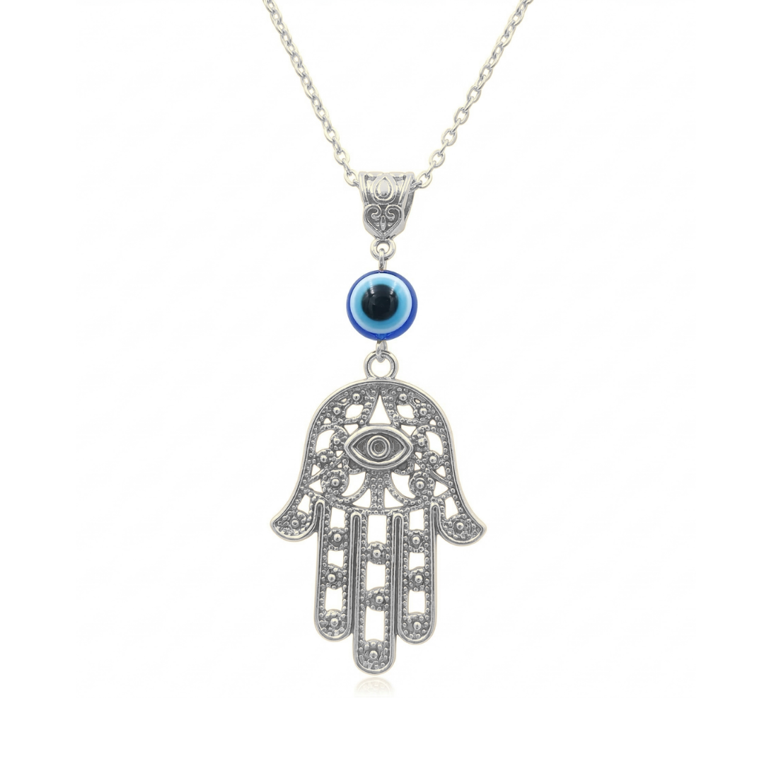 Hamsa Eye Gem Pendant