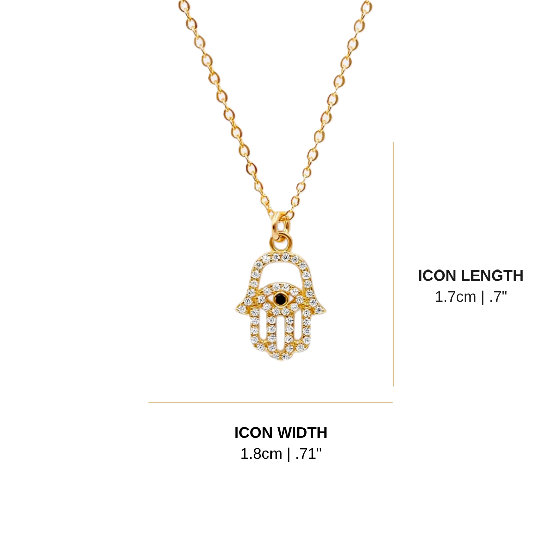 Hamsa Gem Pendant