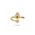 Hamsa Gem Ring