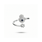 Hamsa Gem Ring