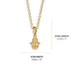 Hamsa Hand Pendant
