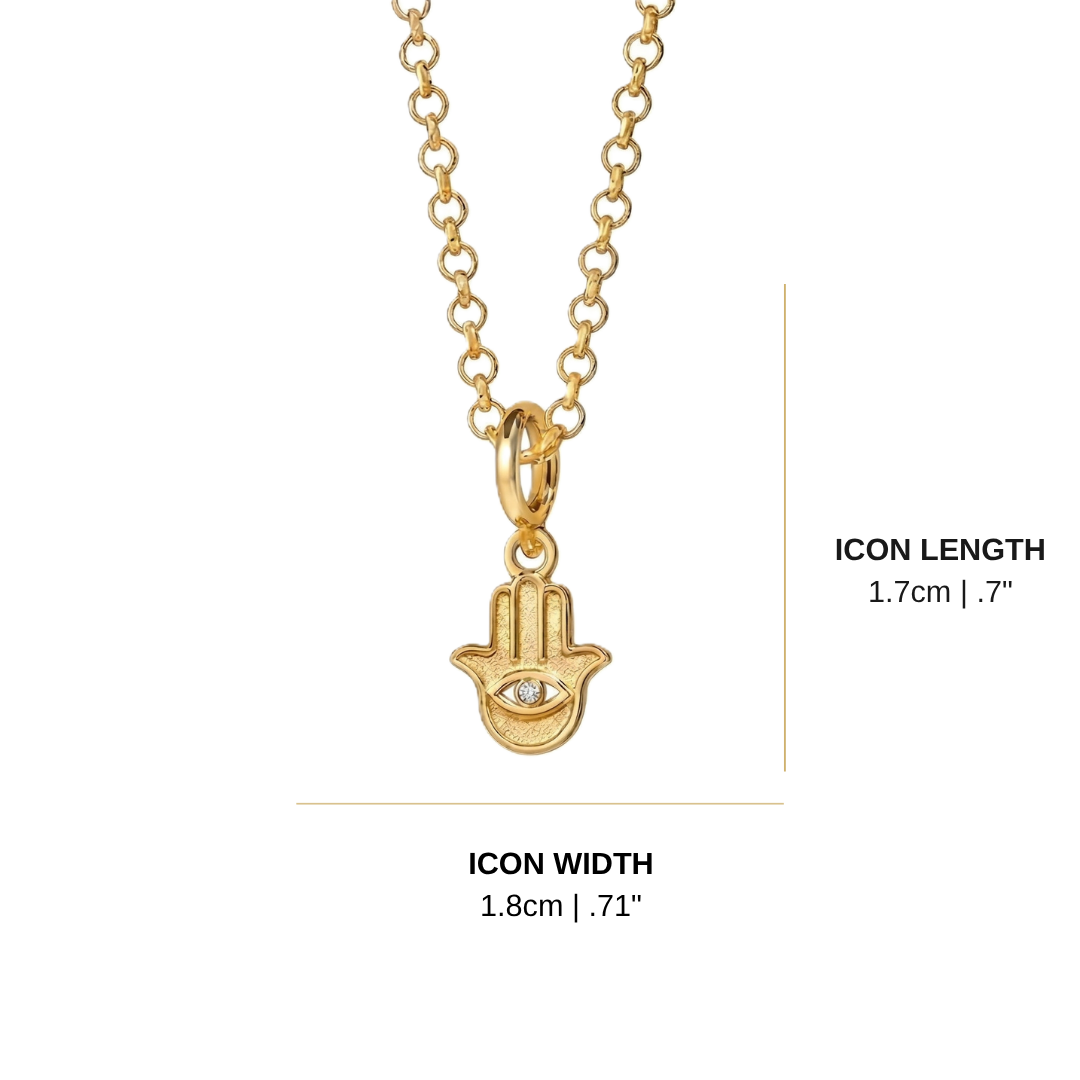 Hamsa Hand Pendant