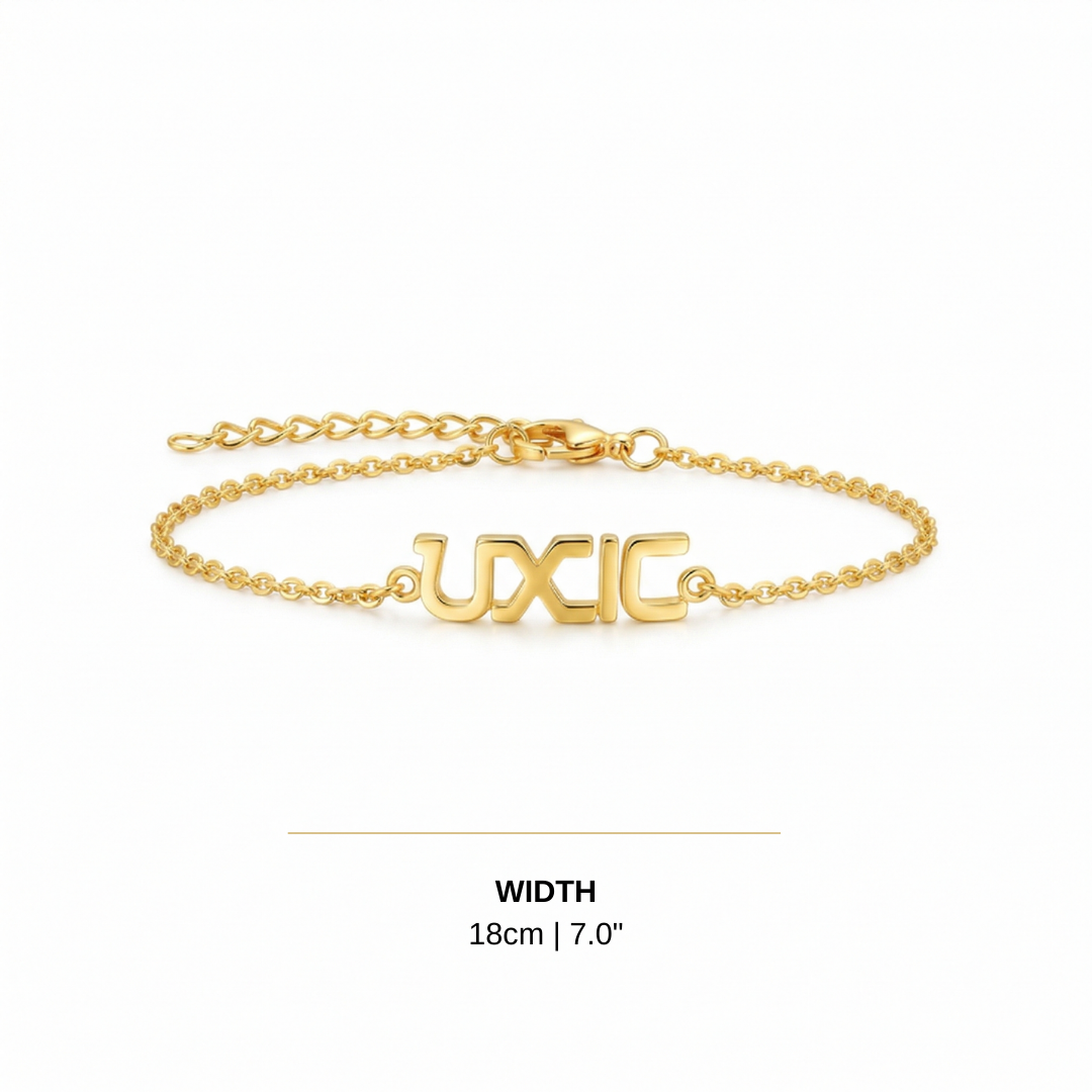 Hebrew Custom Name Bracelet