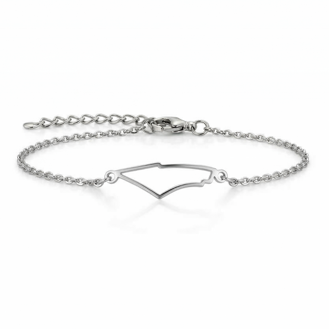 Israel Map Bracelet